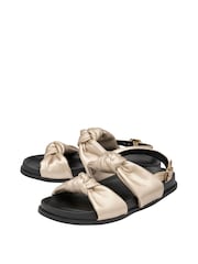 Dunlop Gold Slingback Sandals - Image 2 of 4