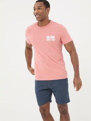 FatFace Orange Sea La Vie T-Shirt - Image 1 of 7