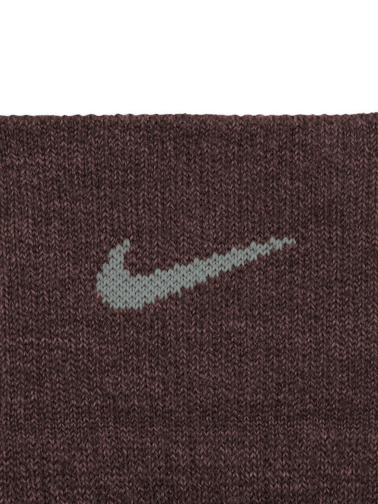 Nike Natural Everyday Wool Cushioned 100% Cotton Crew Socks 2 Pack - Image 3 of 3