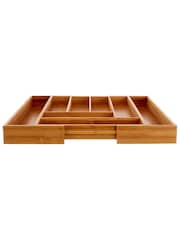 Maison by Premier Natural Kyoto Rectangular Expandable Cutlery Tray - Image 3 of 6