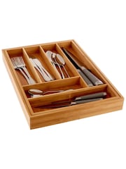 Maison by Premier Natural Kyoto Rectangular Expandable Cutlery Tray - Image 4 of 6