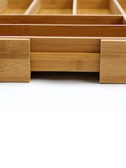 Maison by Premier Natural Kyoto Rectangular Expandable Cutlery Tray - Image 5 of 6