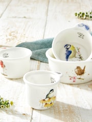 Royal Worcester Wrendale White Measuring Cups Set Of 4 - Image 2 of 10