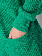 Burgs Womens Green Penmarth Edge to Edge Longline Cardigan - Image 4 of 5
