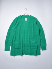 Burgs Womens Green Penmarth Edge to Edge Longline Cardigan - Image 5 of 5