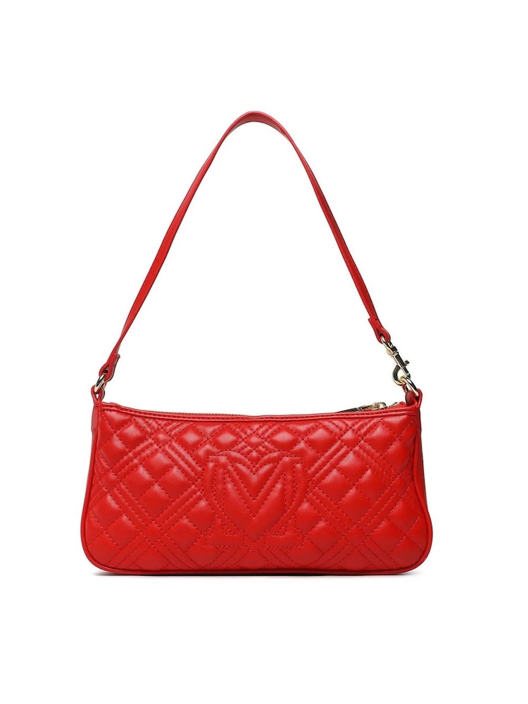 Love Moschino Red FAUX Leather Crossbody Bag - Image 2 of 4 Love Moschino Red FAUX Leather Crossbody Bag - Image 2 of 4
