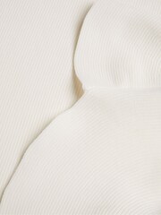 Ted Baker Cream Raelea Rib Engineered Bodycon Midi Dress - Image 6 of 6