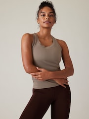 Athleta Brown Momentum Seamless Tank Top - Image 1 of 2