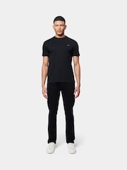 Flyers Mens Classic Fit Textured Collar 100% Cotton T-Shirt - Image 2 of 9