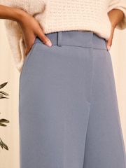 Love & Roses Grey High Waist Wide Leg Tailored Trousers - Image 3 of 4