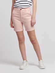 U.S. Polo Assn. Pink Classic Womens Chino Shorts - Image 1 of 7