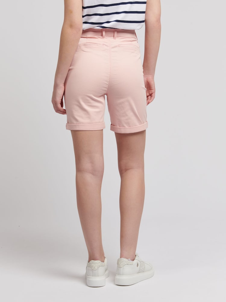 U.S. Polo Assn. Pink Classic Womens Chino Shorts - Image 2 of 7