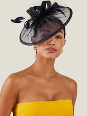 Accessorize Blue Penelope Sin Bow Fascinator - Image 3 of 3