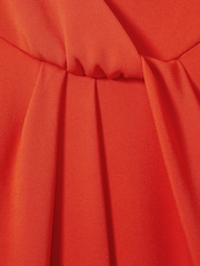Reiss Orange Amari Split Sleeve Twist Neck Jumpsuit - Image 5 of 5