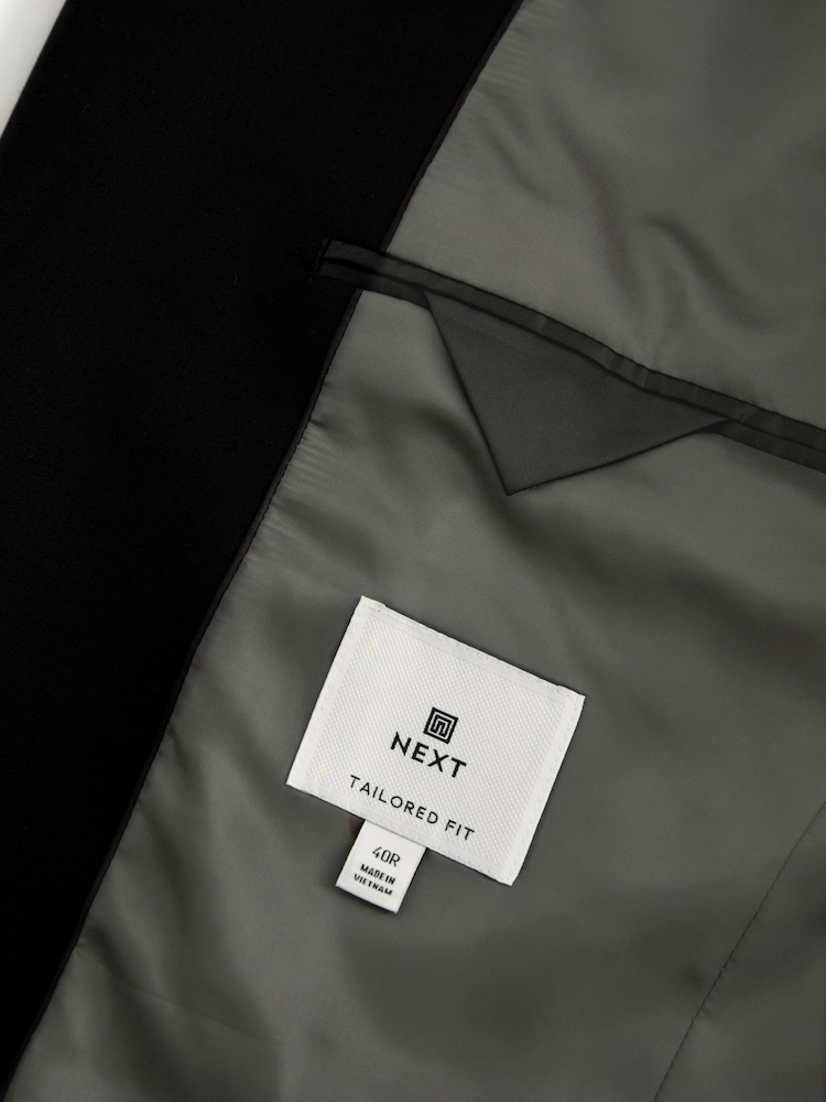 Noir - Veste Motionflex en Blend mélangée coupe habillée - Image 10 of 10