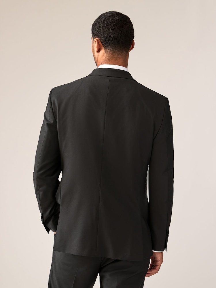 Noir - Veste Motionflex en Blend mélangée coupe habillée - Image 3 of 10