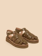 White Stuff Green Chunky Fisherman Sandals - Image 2 of 4