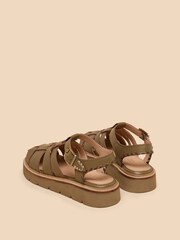 White Stuff Green Chunky Fisherman Sandals - Image 3 of 4