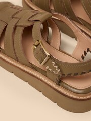 White Stuff Green Chunky Fisherman Sandals - Image 4 of 4