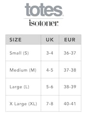 رمادي - حذاء طراز باليرينا ناعم بأربة Isotoner من Totes - صورة 6 من 6