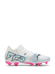 Puma White Womens Future 7 Match Fg/Ag Football Boots - Image 2 of 8