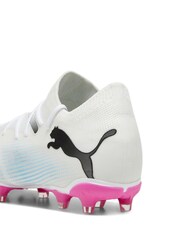 Puma White Womens Future 7 Match Fg/Ag Football Boots - Image 5 of 8