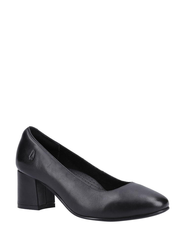Hush Puppies Anna Court Black Shoes - Image 1 of 4