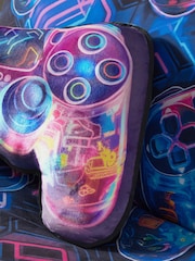 Bright Gamer Light Up Squidge Cushion - Image 2 of 5