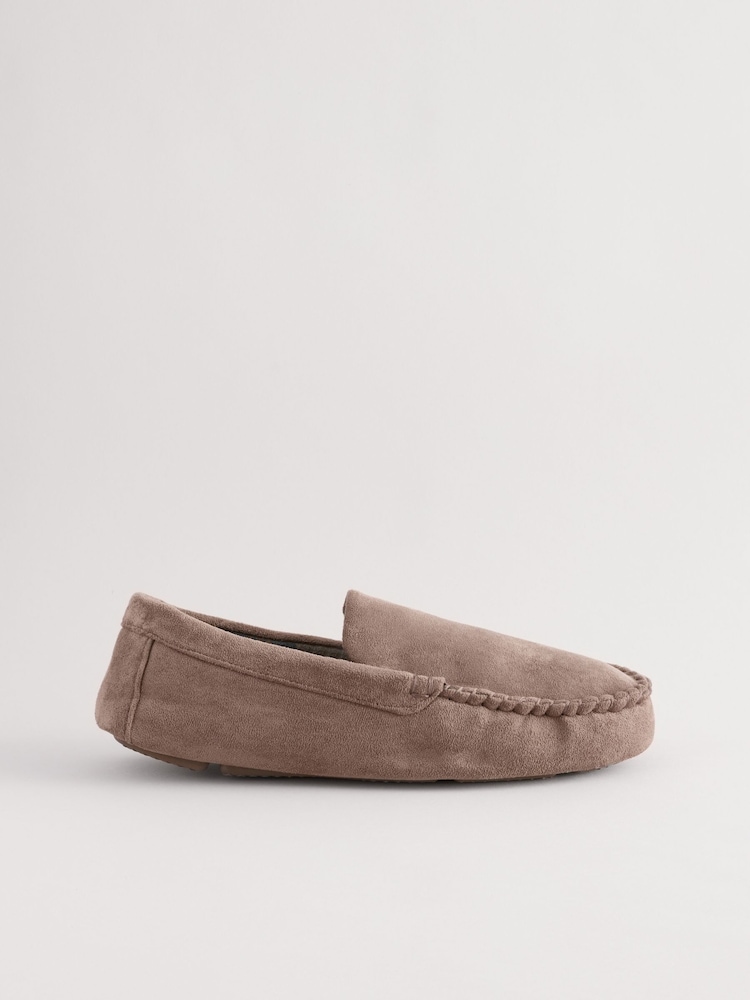 بني فاتح - حذاء سهل الإرتداء موديل Moccasin - صورة 2 من 5