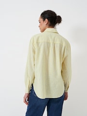Crew Clothing Yellow Linen Blend Shirt - Image 2 of 4