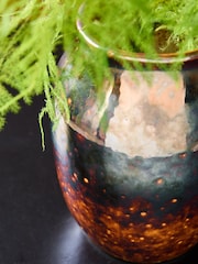 Black Reactive Glaze Organic Shaped Ceramic Vase - Image 2 of 4