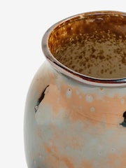 Black Reactive Glaze Organic Shaped Ceramic Vase - Image 4 of 4