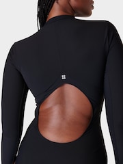 Sweaty Betty Black Tidal Xtra Life Long Sleeve Swimsuit - Image 5 of 6