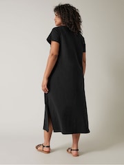 Evans Curve 100% Cotton Midi Dress - Image 3 of 6