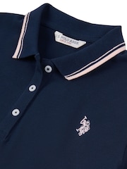 U.S. Polo Assn. Blue Womens Polo Dress - Image 7 of 7