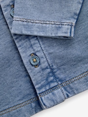 Blue 100% Cotton Washed Jersey Shirt (3mths-7yrs) - Image 7 of 7