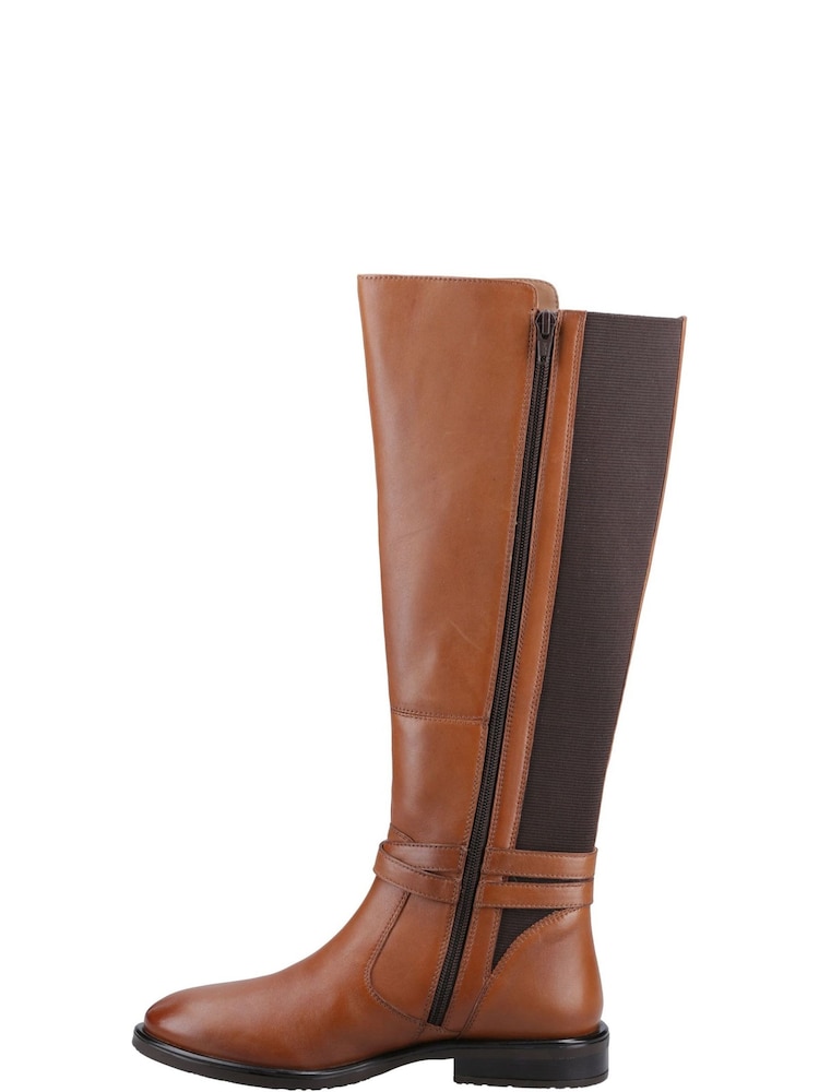 Braun - Hush Puppies Victoria braune Stiefel mit hohem Schaft - Bild 3 von 3 Braun - Hush Puppies Victoria braune Stiefel mit hohem Schaft - Bild 3 von 3