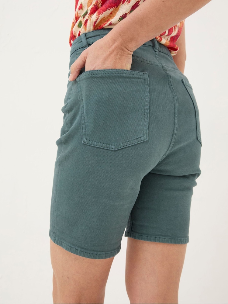 FatFace Darley Blue Denim Shorts - Image 2 of 5 FatFace Darley Blue Denim Shorts - Image 2 of 5