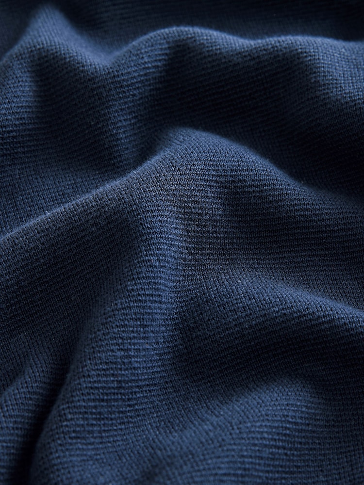 Noir/bleu marine - Coupe classique 100% Coton Premium Quarter Zip Pull 2 Lot - Image 12 of 13