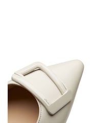 Clarks Cream Leather Sensa15 Lux Shoes - Image 8 of 8