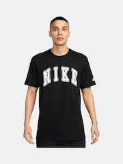 Nike Black Sportswear Club Graphic T-Shirt - Image 1 of 3