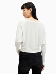 AllSaints White Ridley M Crop Jumper - Image 2 of 6