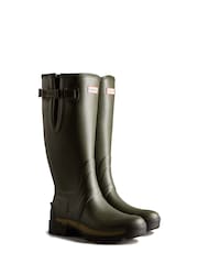 Hunter Mens Green Balmoral Tall Side Adjustable Neoprene Lined Techsole Wellies - Image 2 of 4