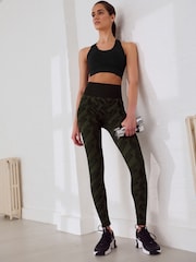 Green Camouflage Scrunch Seamless Leggings - Image 2 of 8