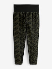 Green Camouflage Scrunch Seamless Leggings - Image 7 of 8