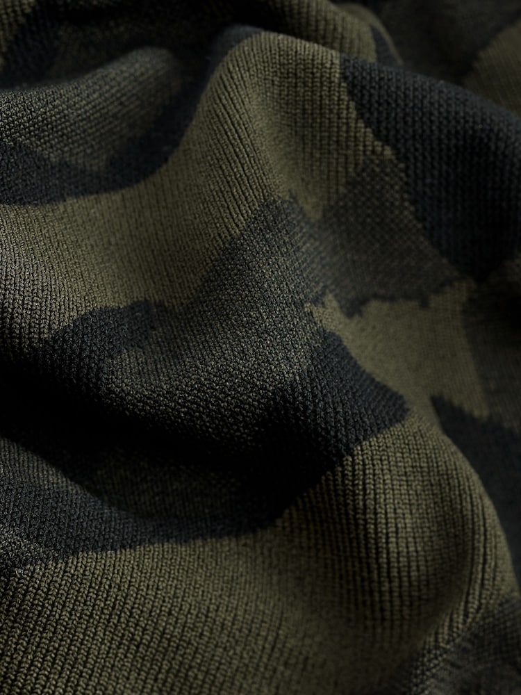 Green Camouflage Scrunch Seamless Leggings - Image 8 of 8