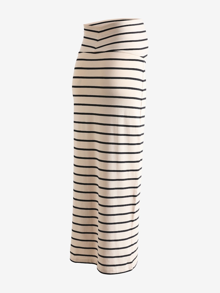 Mamalicious White Maternity Over The Bump Comfort Maxi Skirt - Image 2 of 4