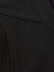 Reiss Black Elva Draped Layered Top - Image 5 of 5