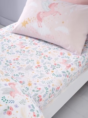 Catherine Lansfield Fairytale Unicorn Fitted Sheet - Imagen 1 de 2