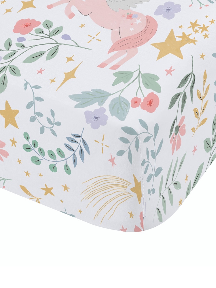Catherine Lansfield Fairytale Unicorn Fitted Sheet - Imagen 2 de 2 Catherine Lansfield Fairytale Unicorn Fitted Sheet - Imagen 2 de 2